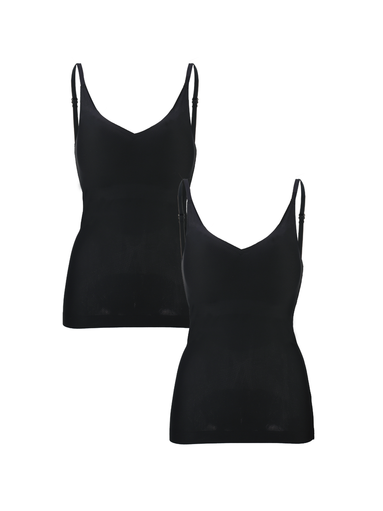 2-Pack Work Play No-Bra Required V Camisoles – thought about it